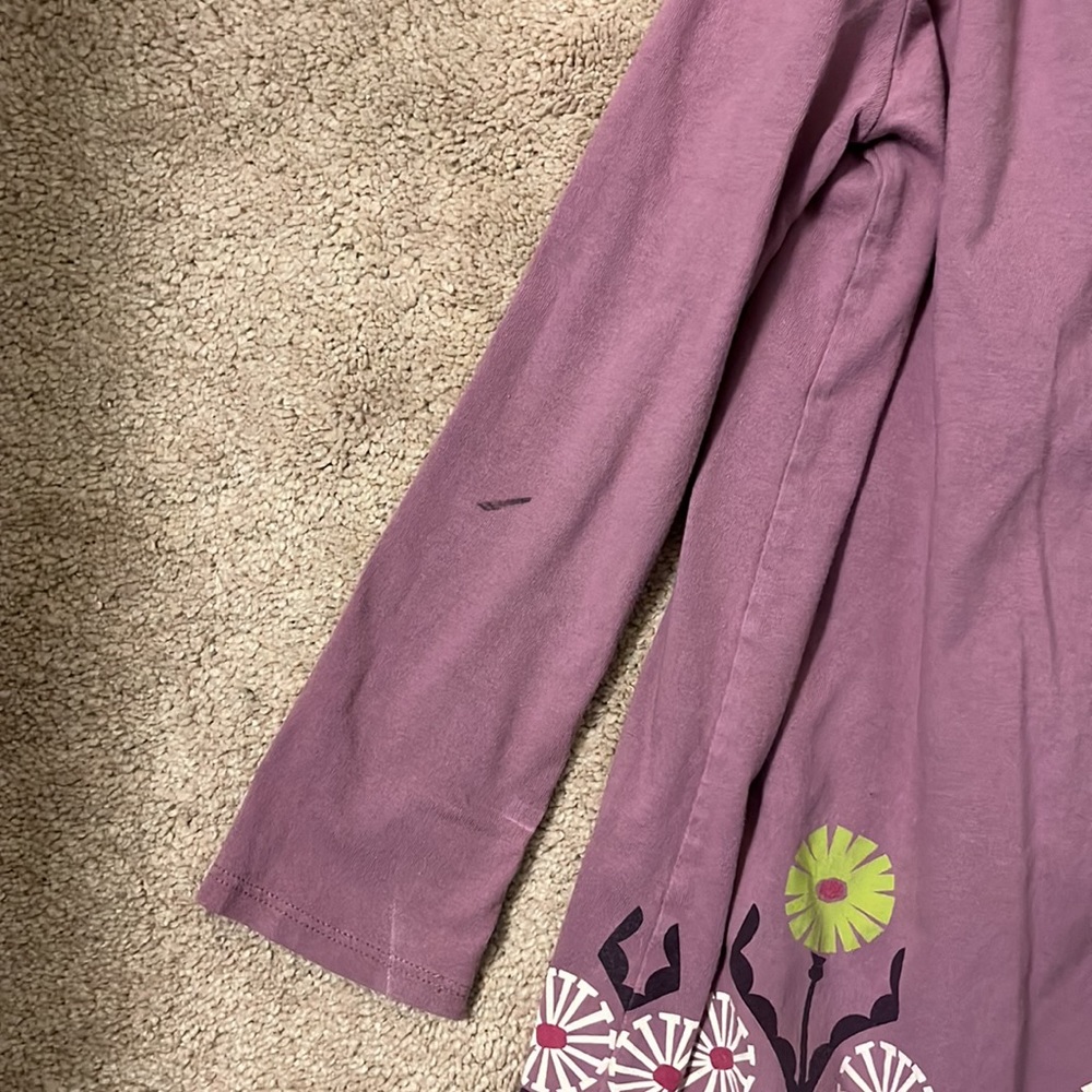 Tea Collection Purple Dress Size 6 - Picture 4 of 4